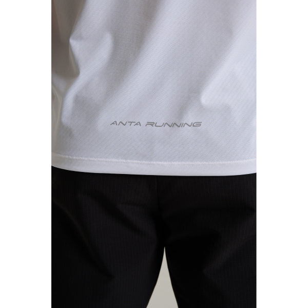 Anta Ss Running T-Shirt For Men, White
