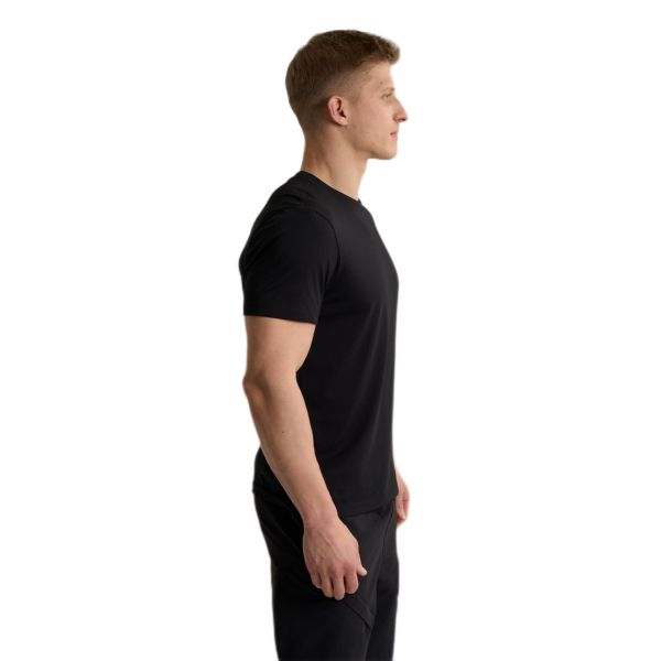 Anta Ss Fitness T-Shirt For Men, Black