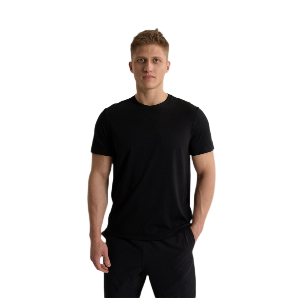 Anta Ss Fitness T-Shirt For Men, Black