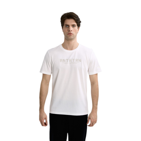 Anta Ss Fitness T-Shirt For Men, White