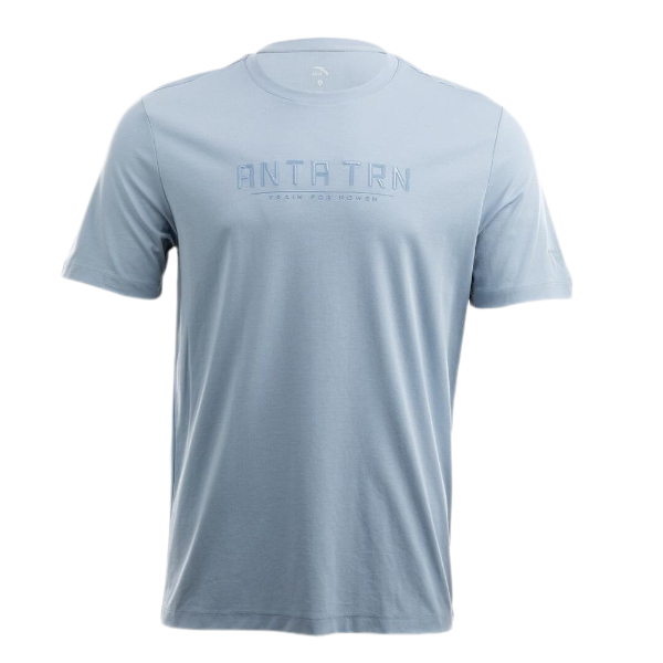 Anta Ss Fitness T-Shirt For Men, Blue