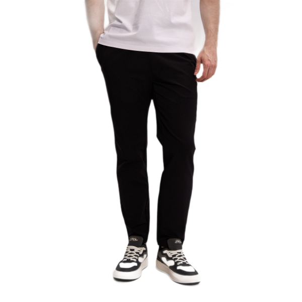 Anta Woven Track Fitness Pants For Men, Black