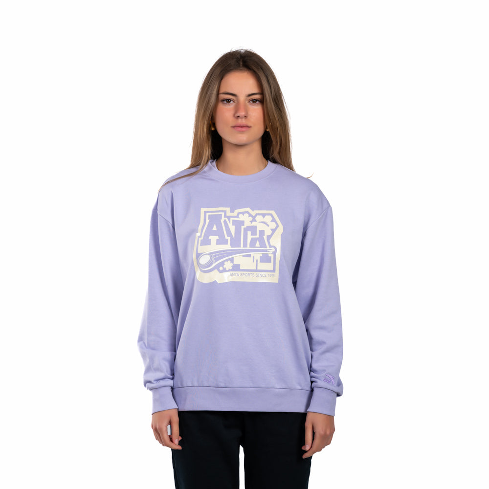 Anta Lifestyle Sweatshirt For Women