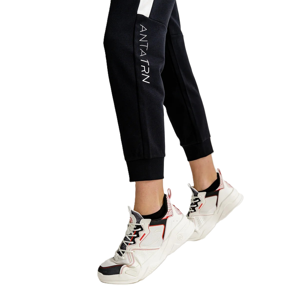 Anta Fitness Knit Ankle Pants For Women, Black