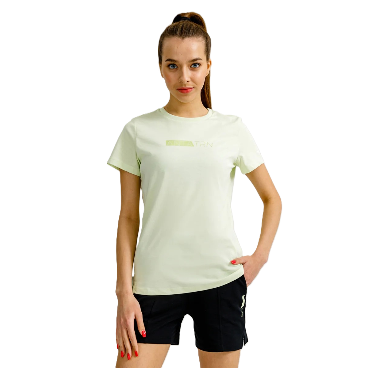 Anta Fitness Ss T-Shirt For Women, Green