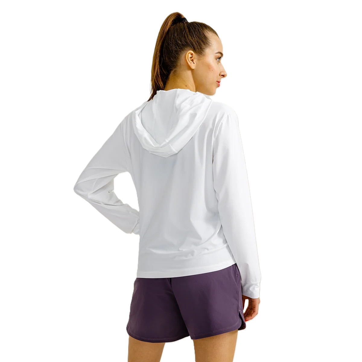 Anta Fitness Knit Track Top For Women, White