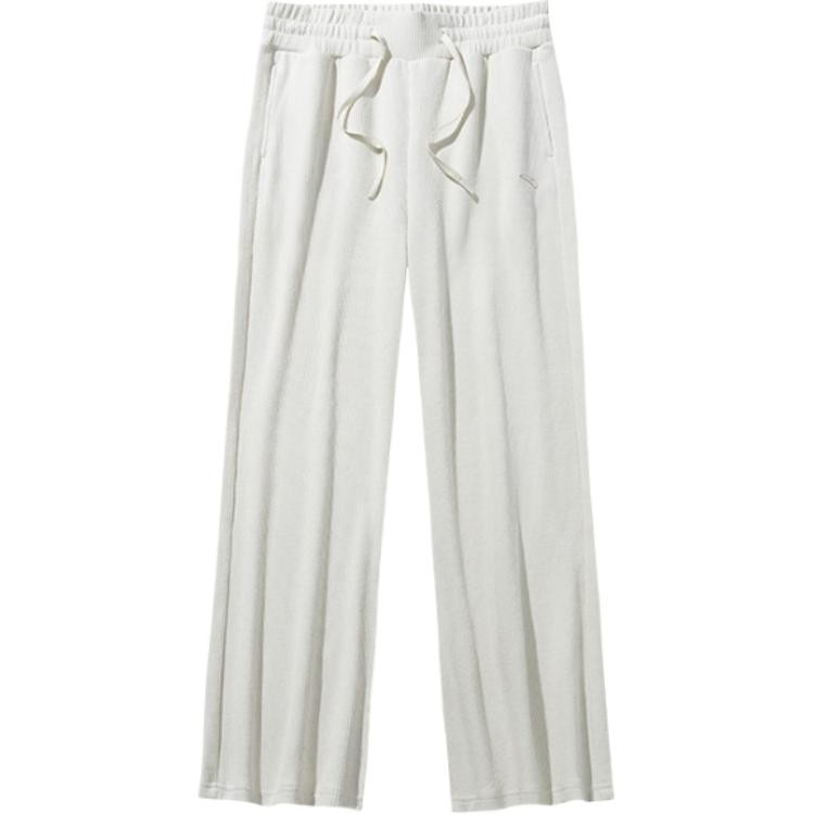 Anta Fitness Knit Track Pants For Women, Grey