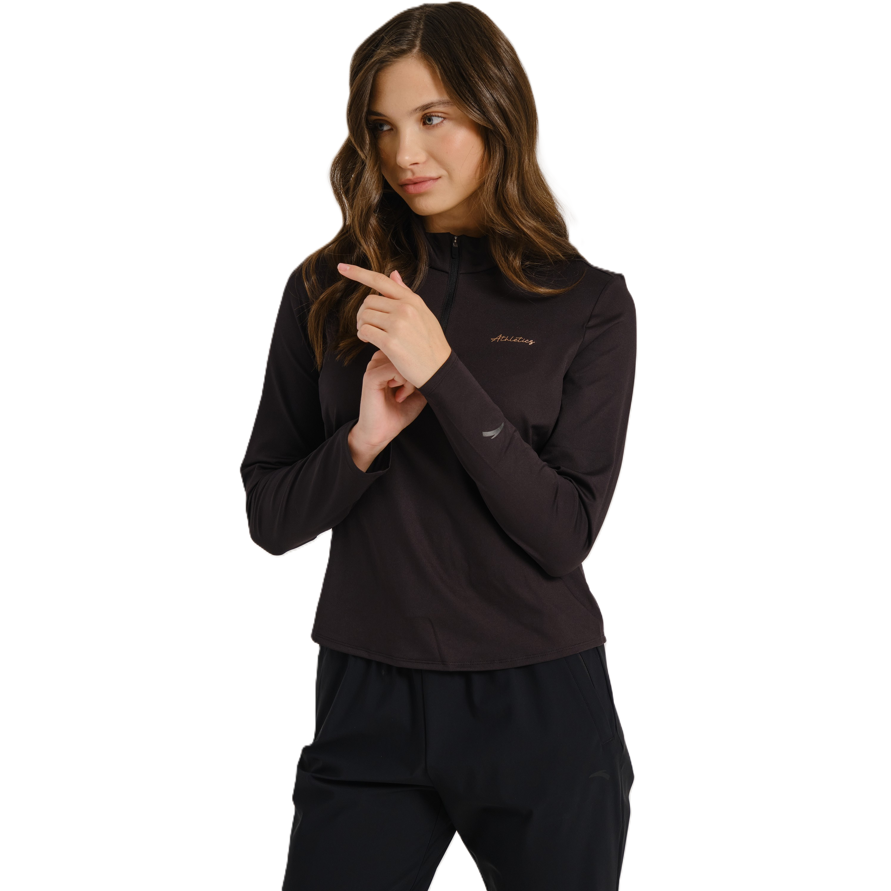 Anta Ls Fitness T-Shirt For Women, Black