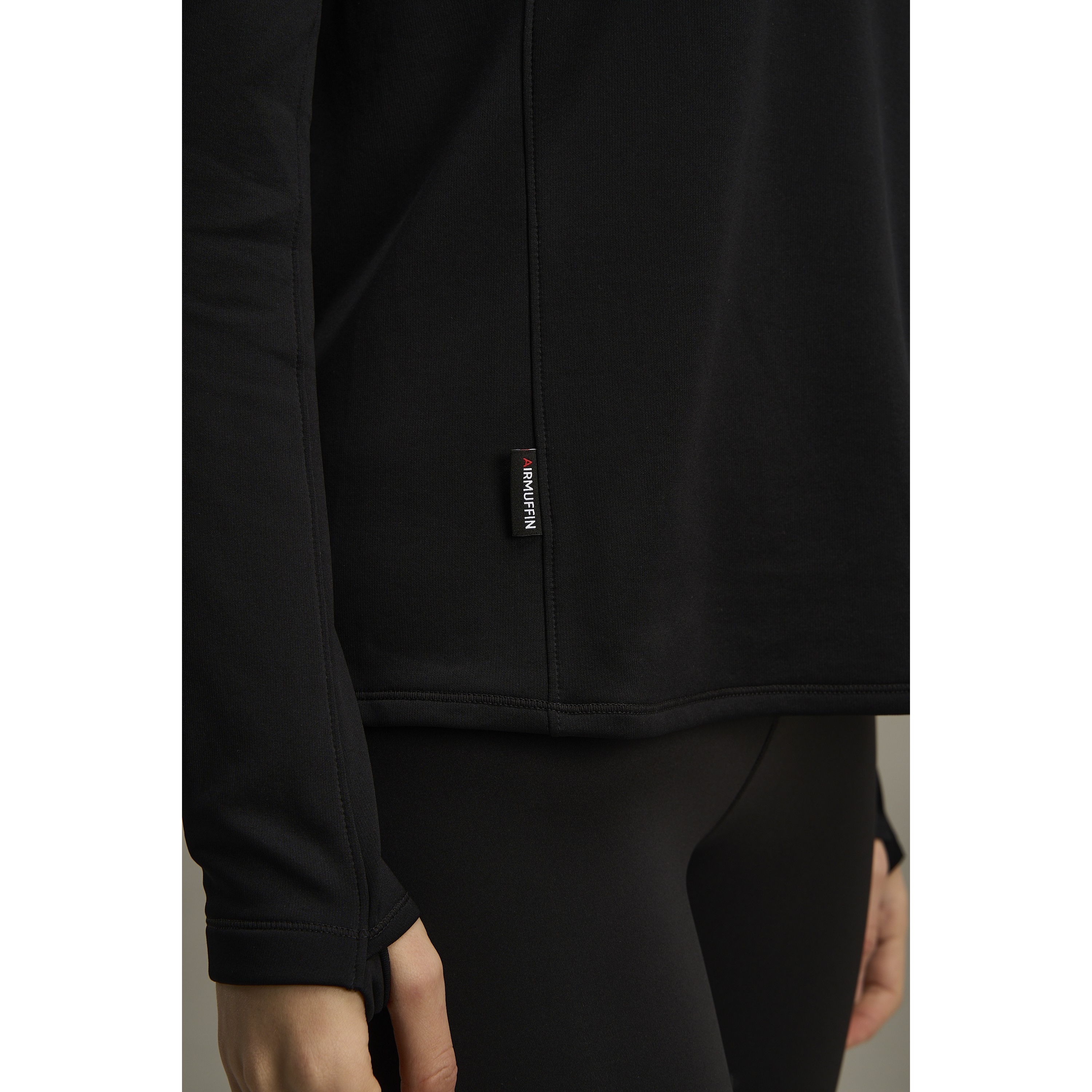 Anta Ls Running T-Shirt For Women, Black