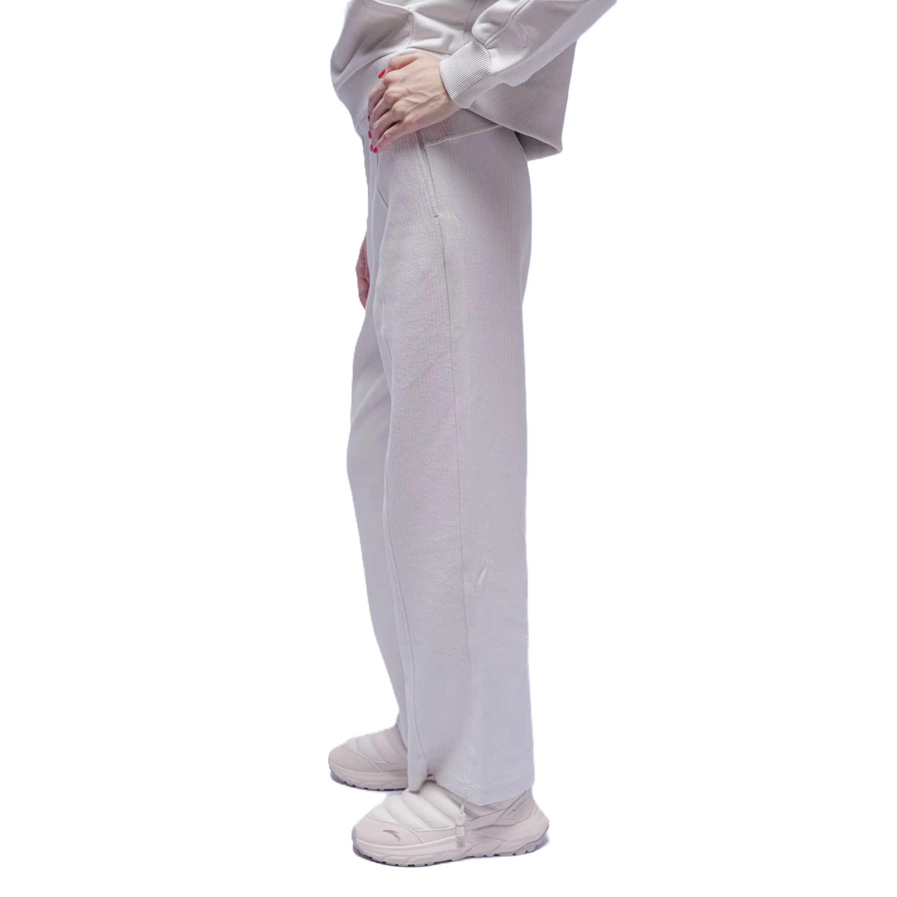 Anta Fitness Track Pants For Women, Mist Grey