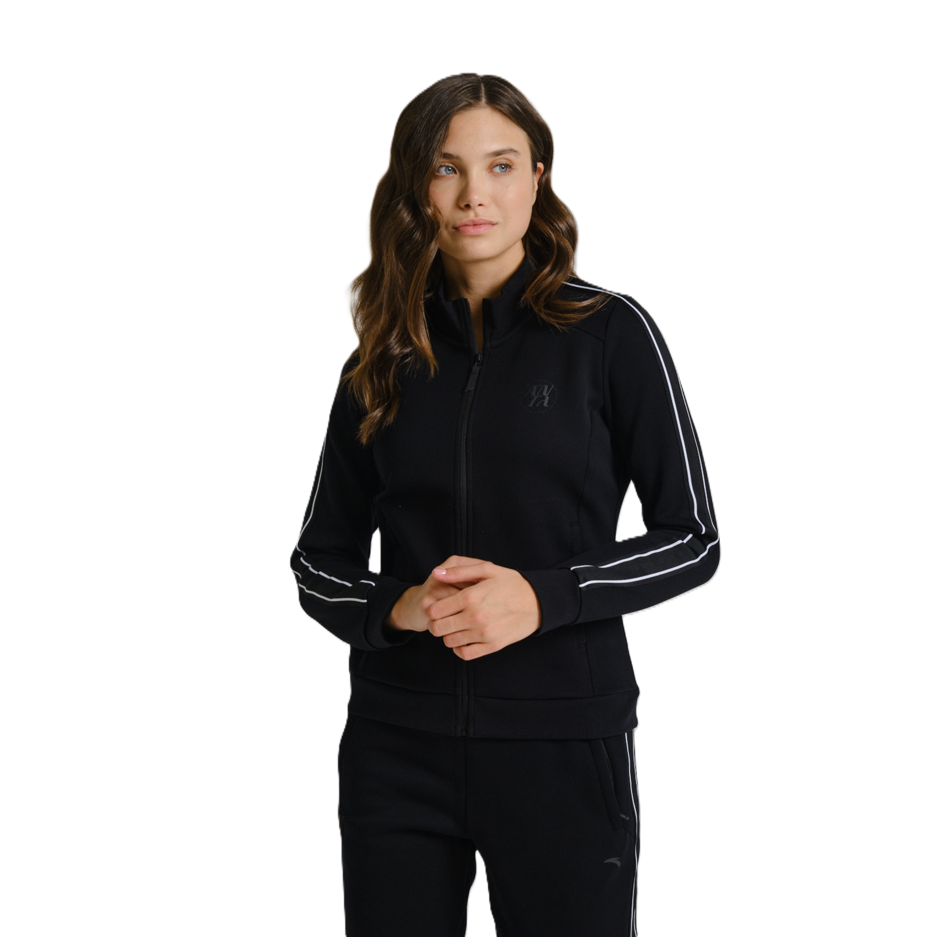 Anta Fitness Sweatshirt For Women, Black