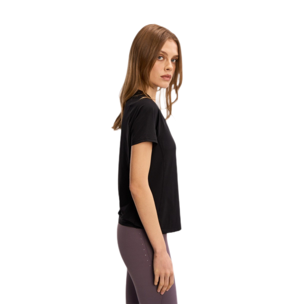Anta Ss Running T-Shirt For Women, Black