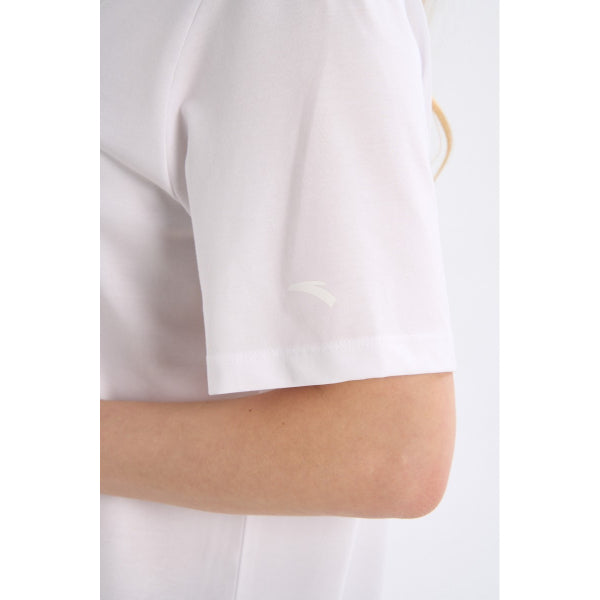 Anta Ss Fitness T-Shirt For Women, White