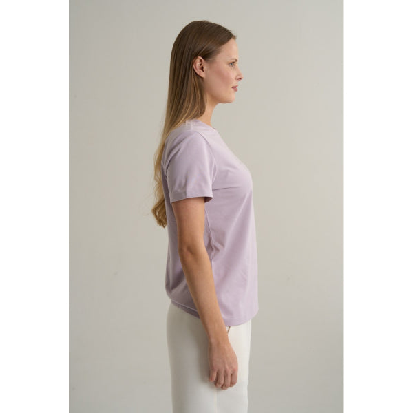 Anta Ss Fitness T-Shirt For Women, Purple