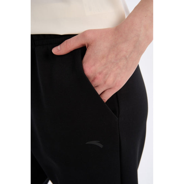Anta Knit Track Fitness Pants For Women, Black