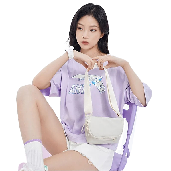 Anta Fitness Bag For Women, Grey