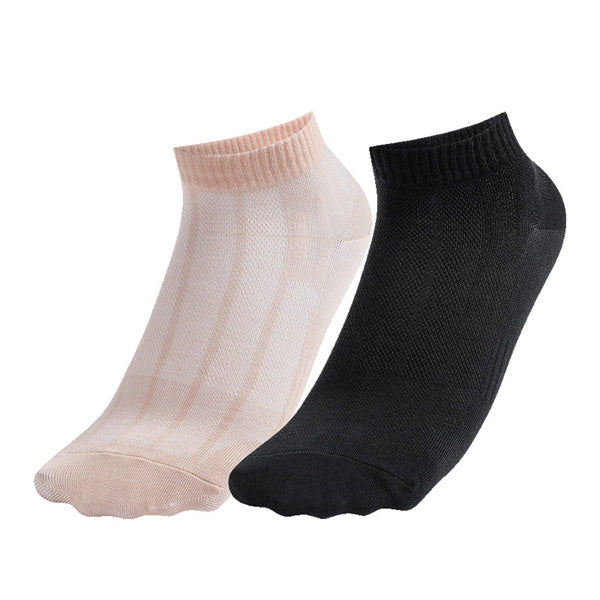 Anta Fitness Socks For Women, Black & Pink