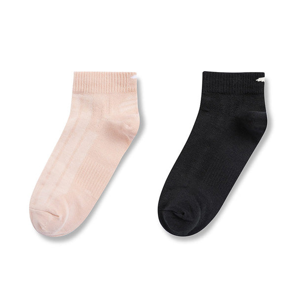 Anta Fitness Socks For Women, Black & Pink