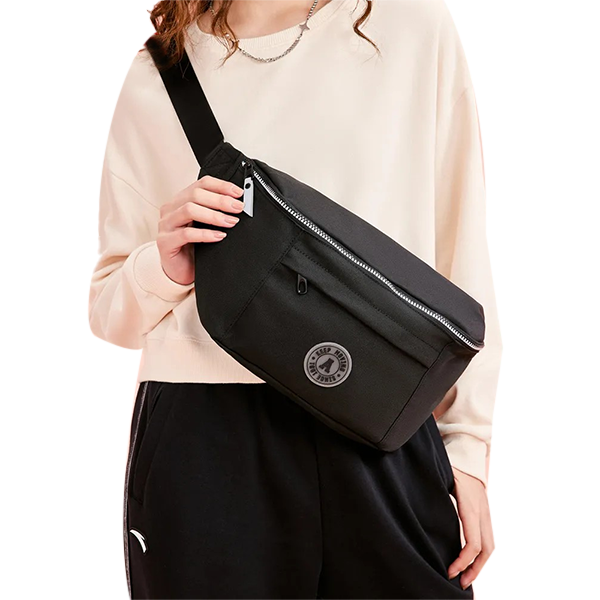 Anta Lifestyle Bag For Unisex, Black