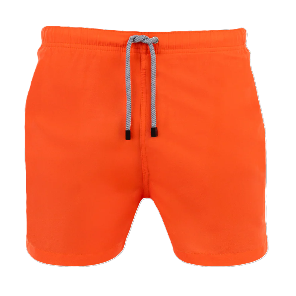 Fin Swimming Shorts For Men, Basic Orange