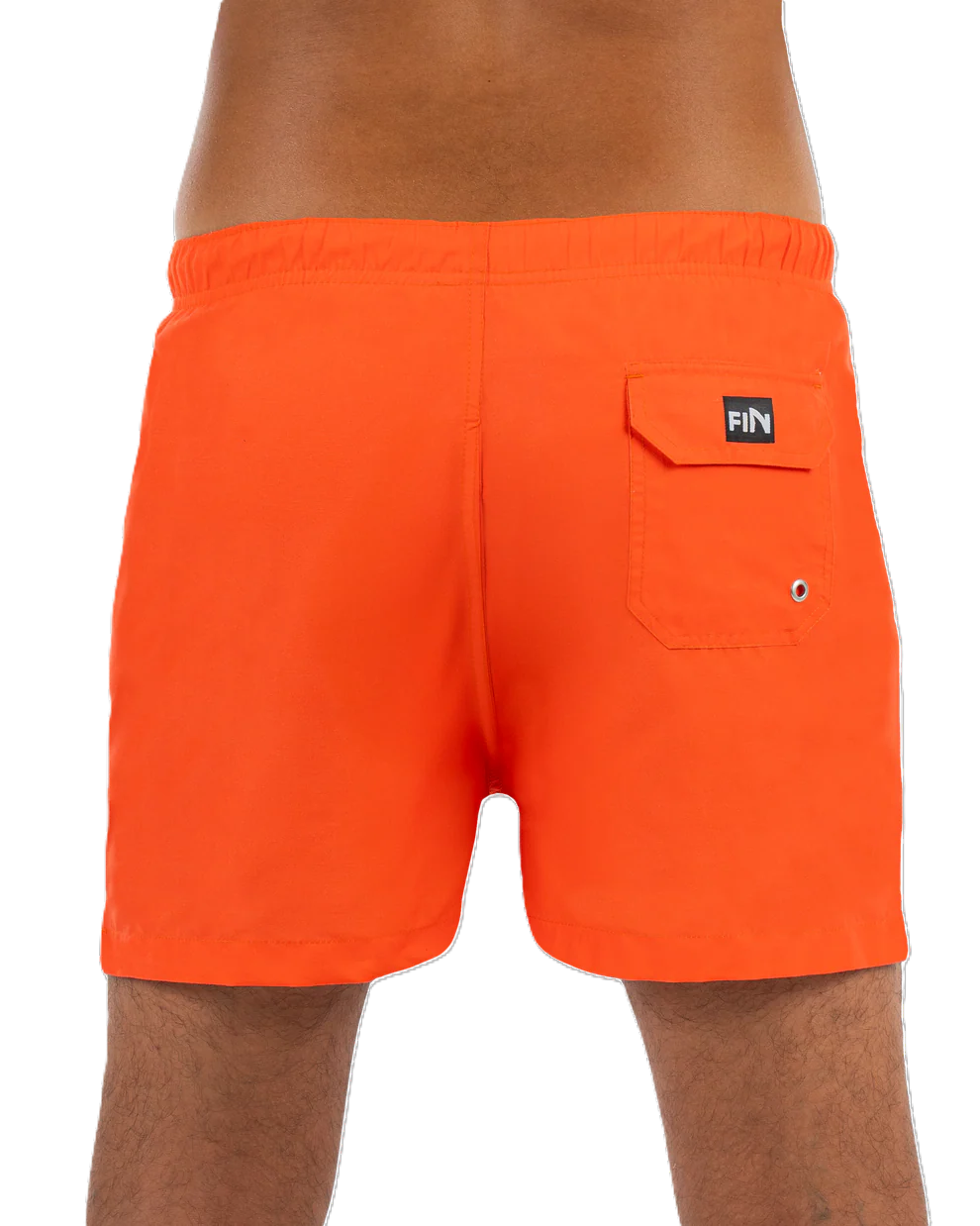 Fin Swimming Shorts For Men, Basic Orange