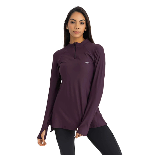Libra Active Top L/S T-Shirt For Women, Midnight Plum