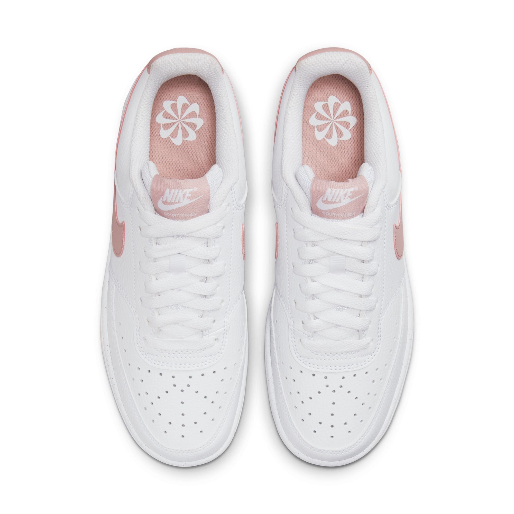 Nike Court Vision Lo Nn Lifestyle Shoes For Women, White&Pink