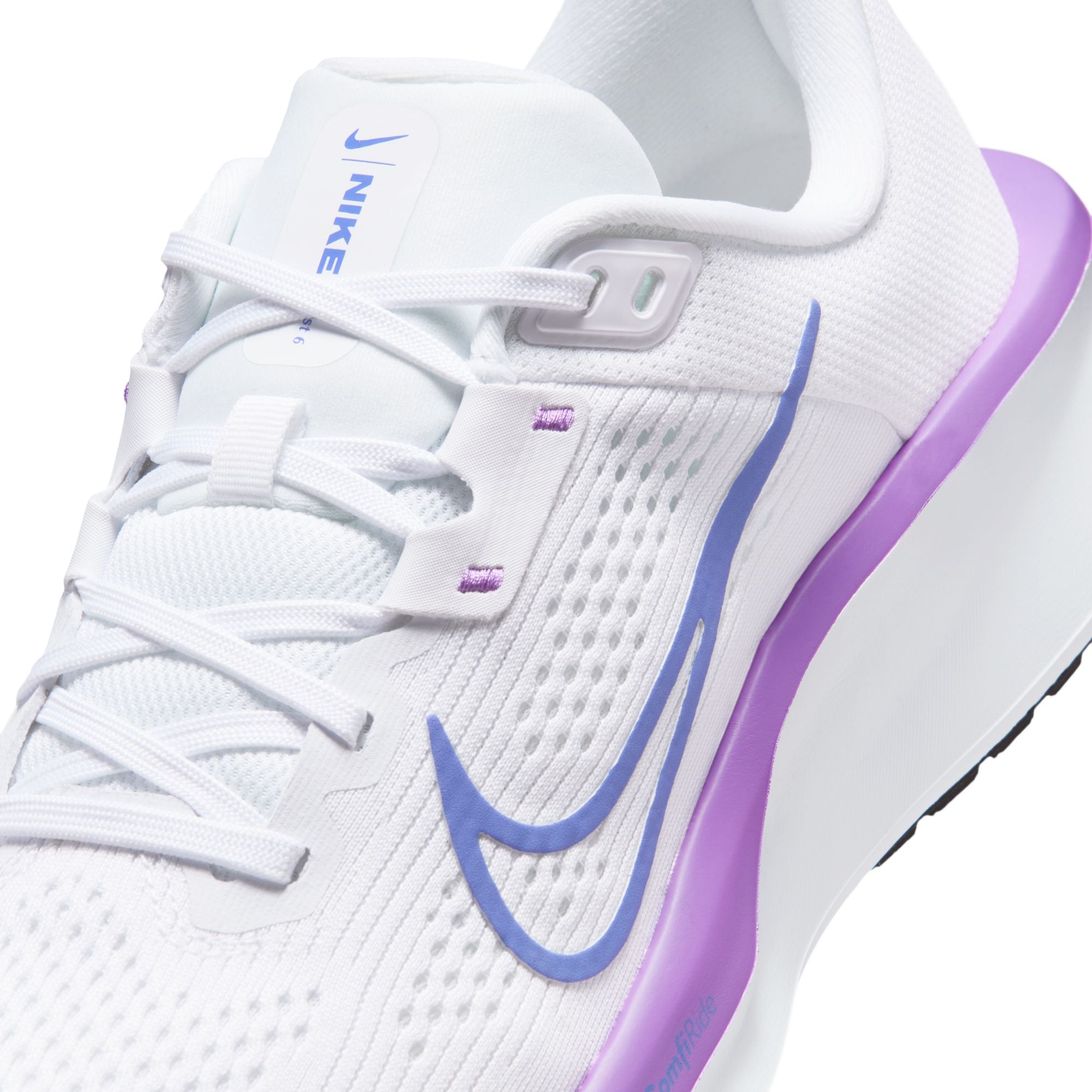 Nike Quest 6 Running Shoes For Women, White&Purple
