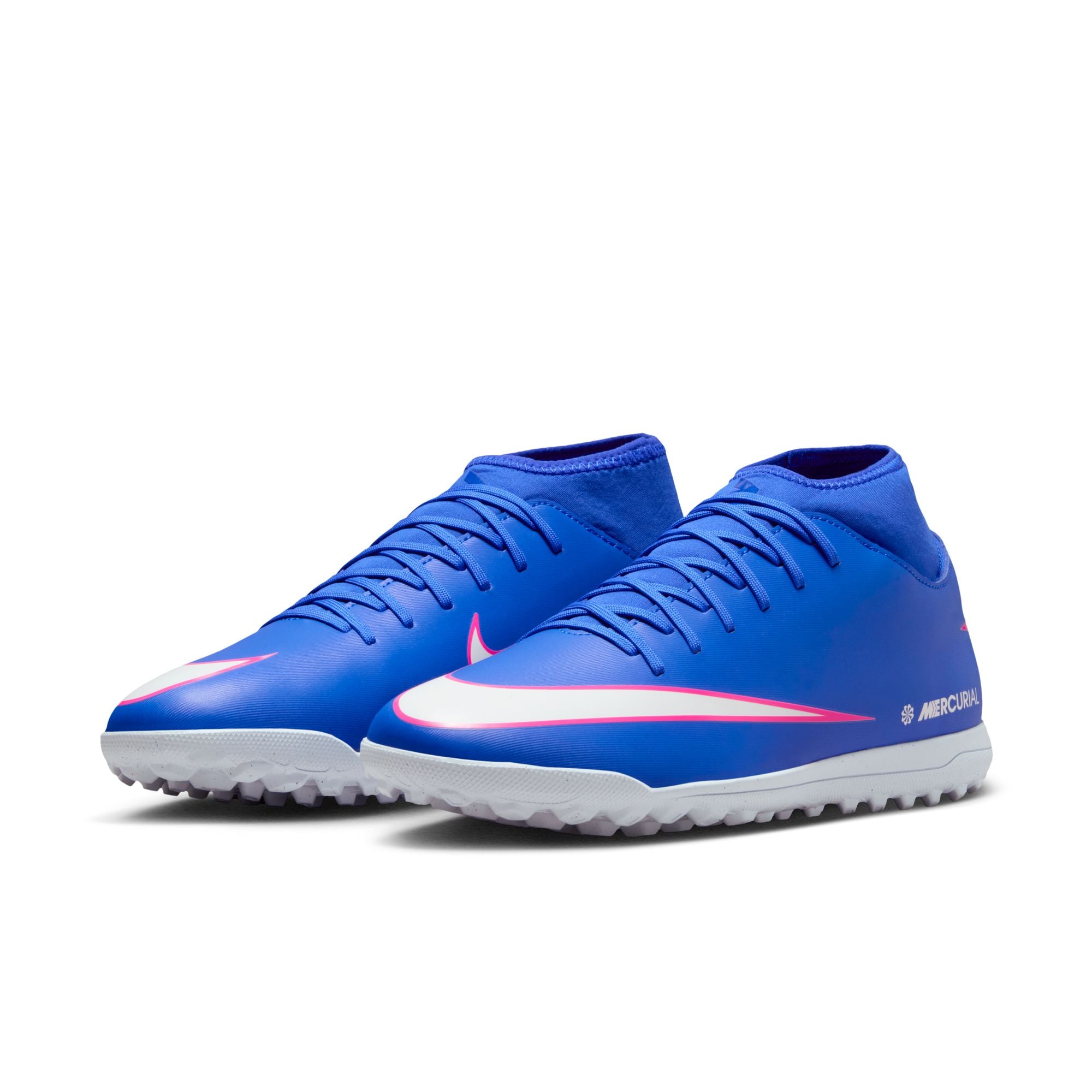 Nike Superfly 10 Club Tf Tartan Shoes For Men, Blue&White