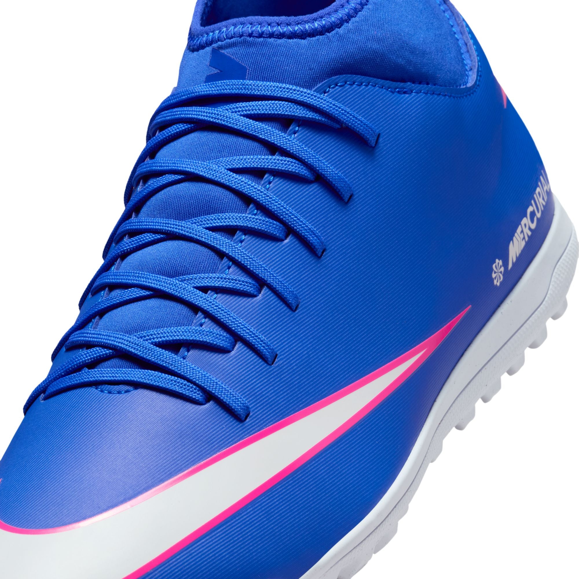 Nike Superfly 10 Club Tf Tartan Shoes For Men, Blue&White