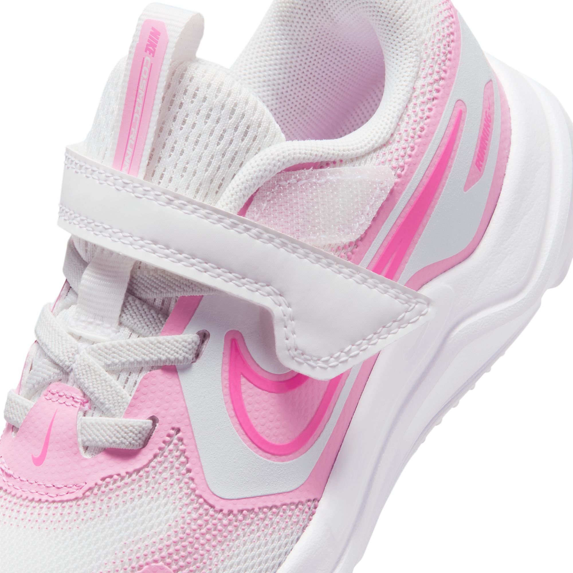 Nike Cosmic Runner Running Shoes For Girls, White&Pink