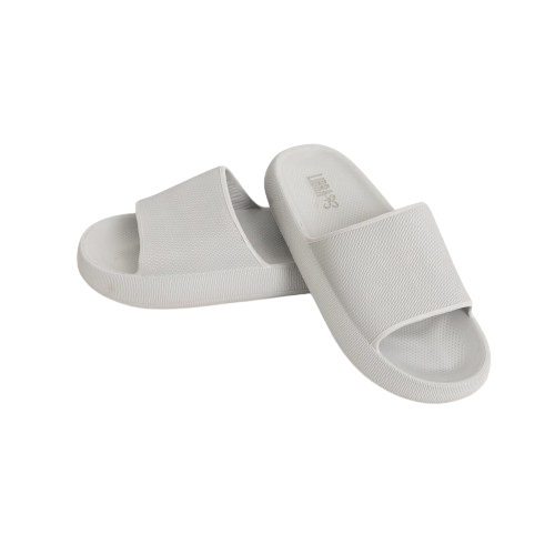 Libra Beach Slides For Women, Silver Grey