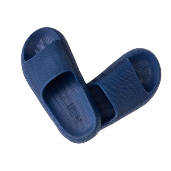LIBRA BEACH SLIDES FOR WOMEN, NAVY