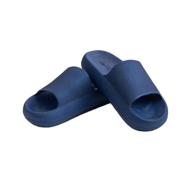 LIBRA BEACH SLIDES FOR WOMEN, NAVY