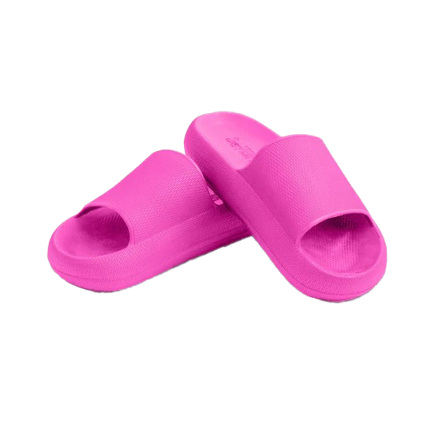 LIBRA BEACH SLIDES FOR WOMEN, FUCHSIA
