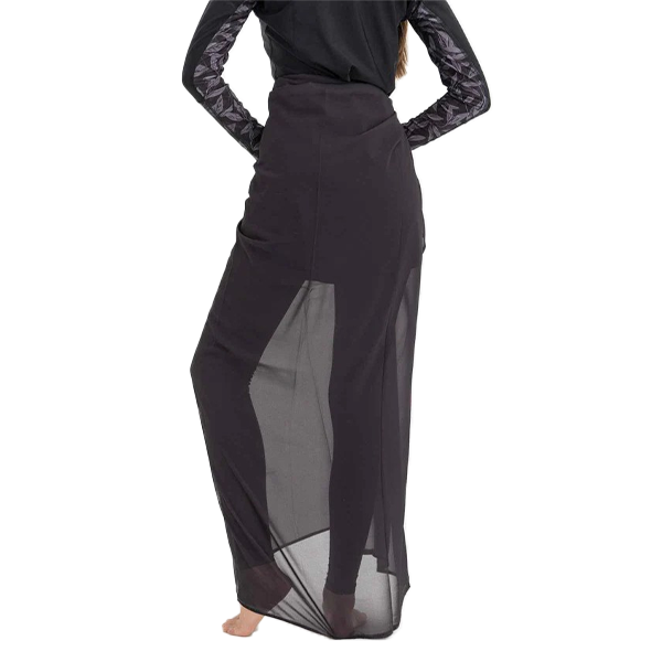 LIBRA CHIFFON WRAP FOR WOMEN, BLACK