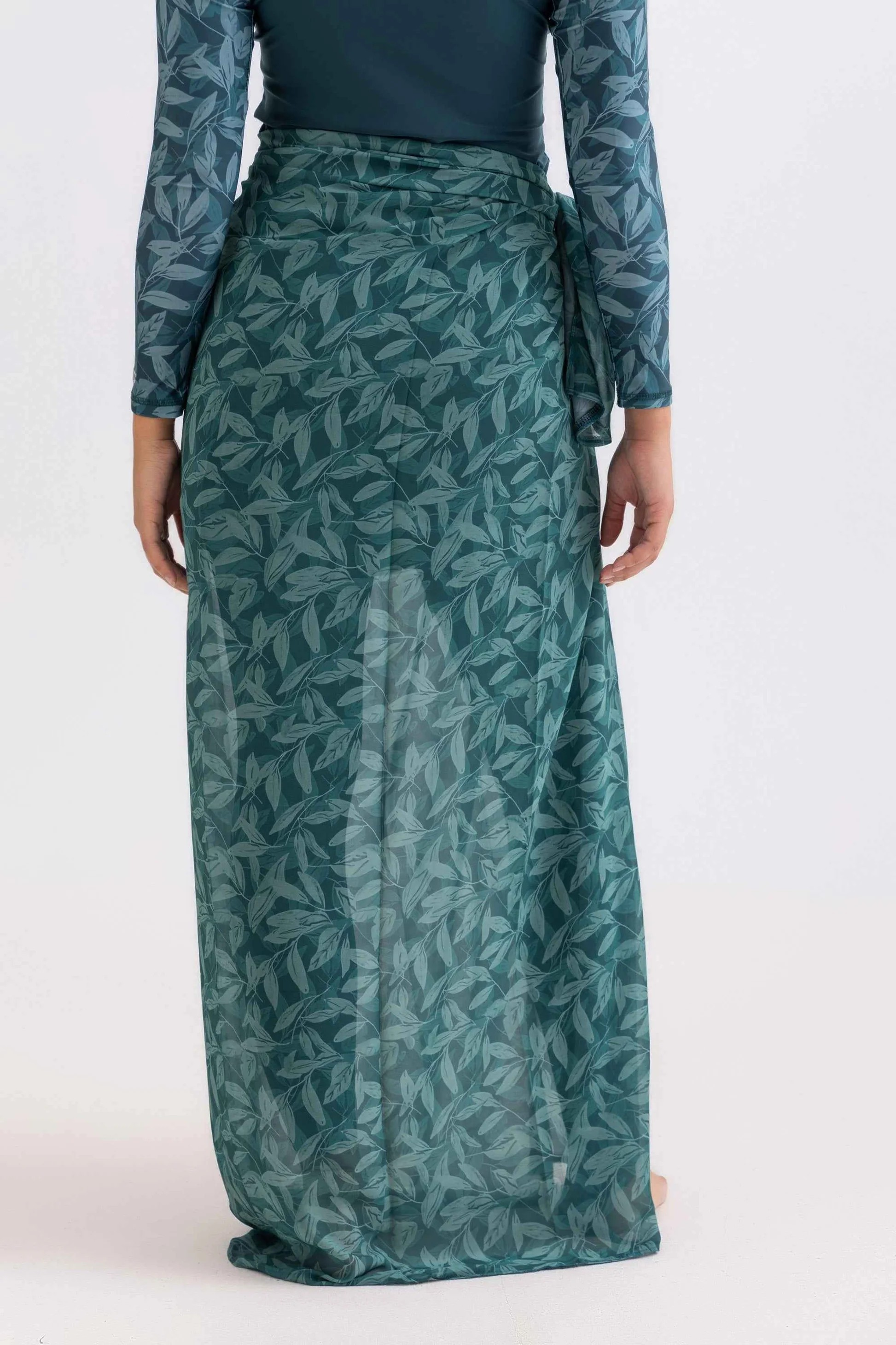 LIBRA CHIFFON WRAP FOR WOMEN, VERDGLOW