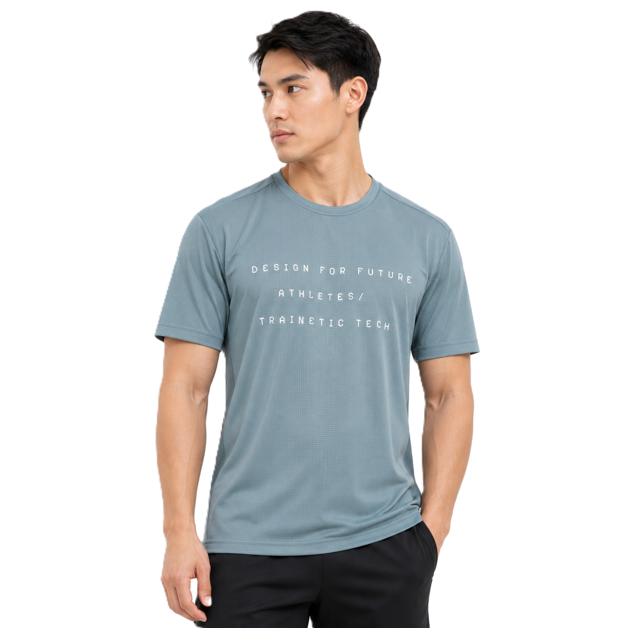 Trainetic Fitness T-Shirt For Men, Dark Teal Green