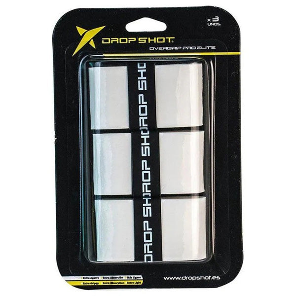Drop Shot Overgrip Pro Elite X3 Torn Grip, White