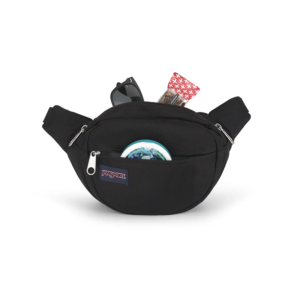 Jansport Fifth Avenue Waist Bag For Unisex, Black