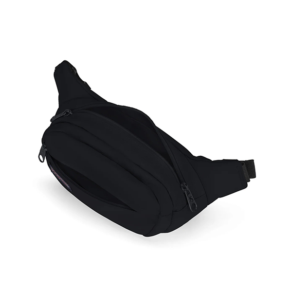 Jansport Fifth Avenue Waist Bag For Unisex, Black