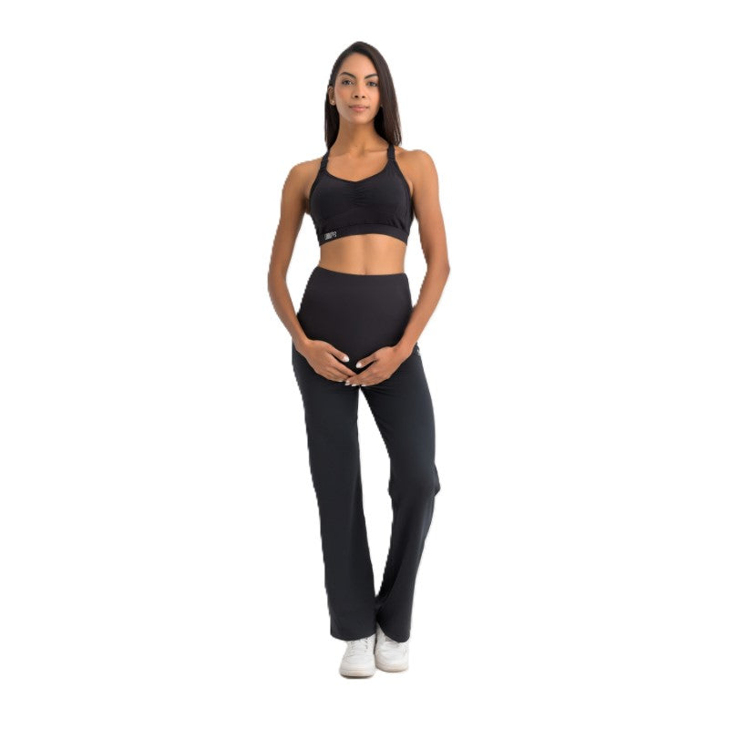 Libra Maternity Ease Fitness Pants For Women, Black