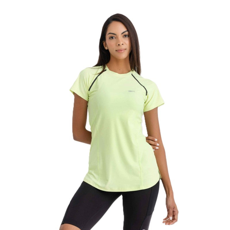 Libra Endura Ss Fitness T-Shirt For Women, Cool Matcha