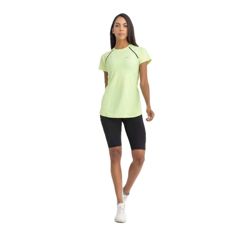 Libra Endura Ss Fitness T-Shirt For Women, Cool Matcha
