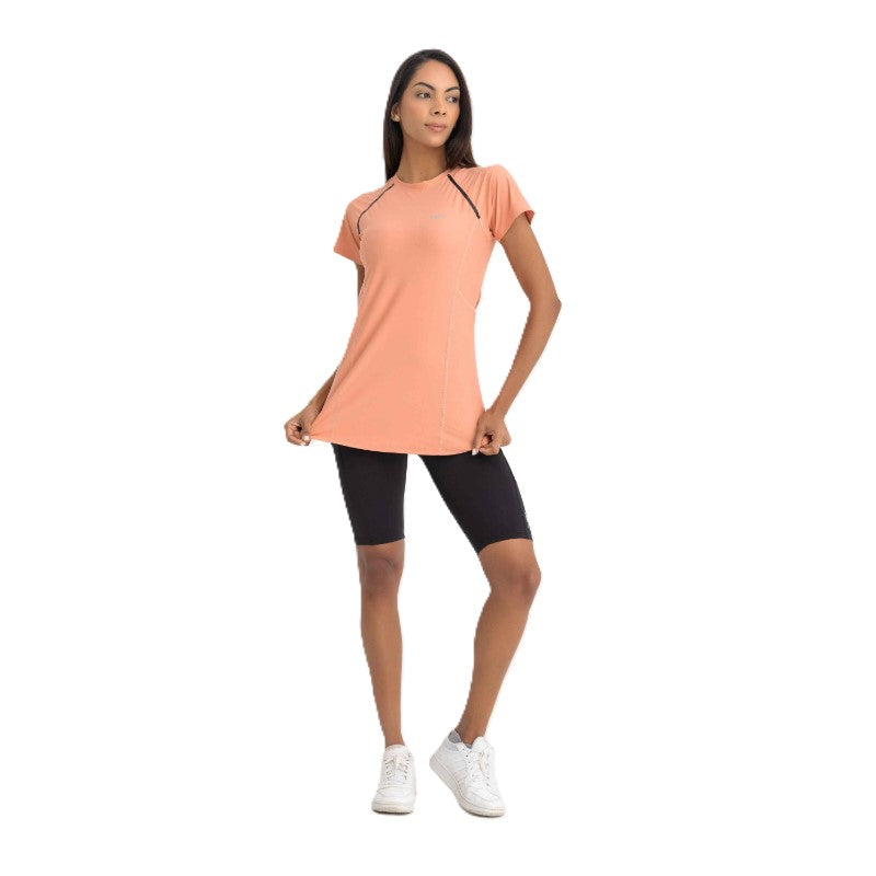 Libra Endura Ss Fitness T-Shirt For Women, Canyon Clay