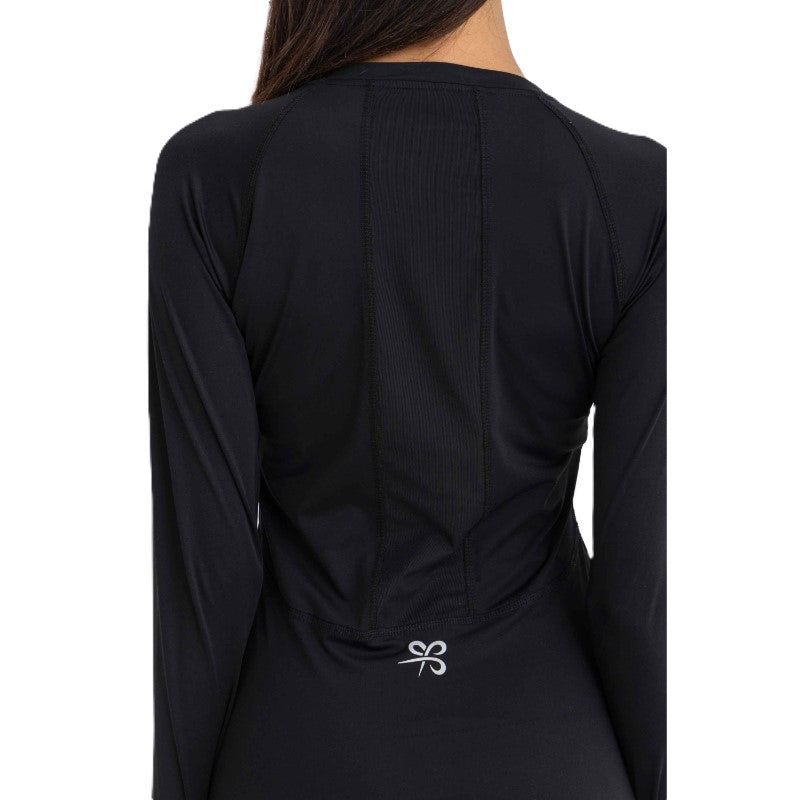 Libra Endura Ls Fitness Top For Women, Black