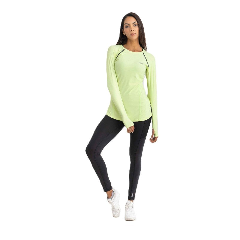 Libra Endura Ls Fitness Top For Women, Cool Matcha
