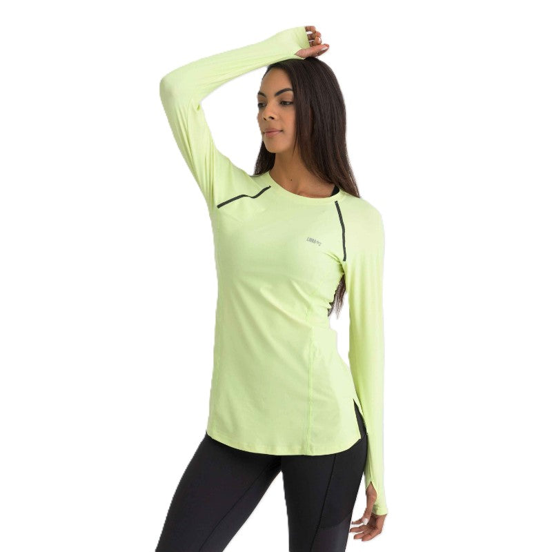 Libra Endura Ls Fitness Top For Women, Cool Matcha