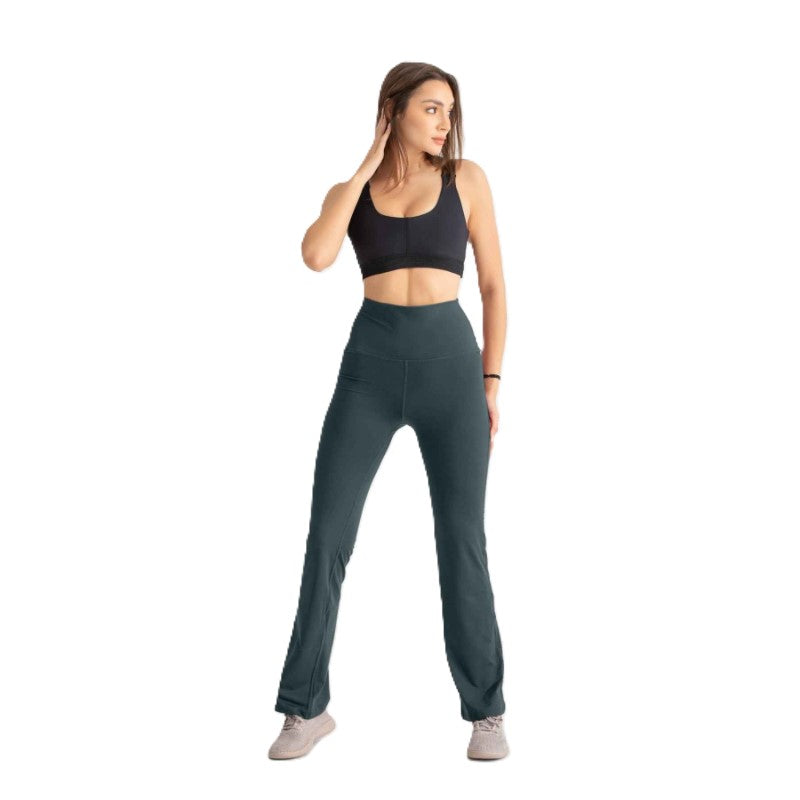 Libra Flare Fitness Leggings For Women, Teal