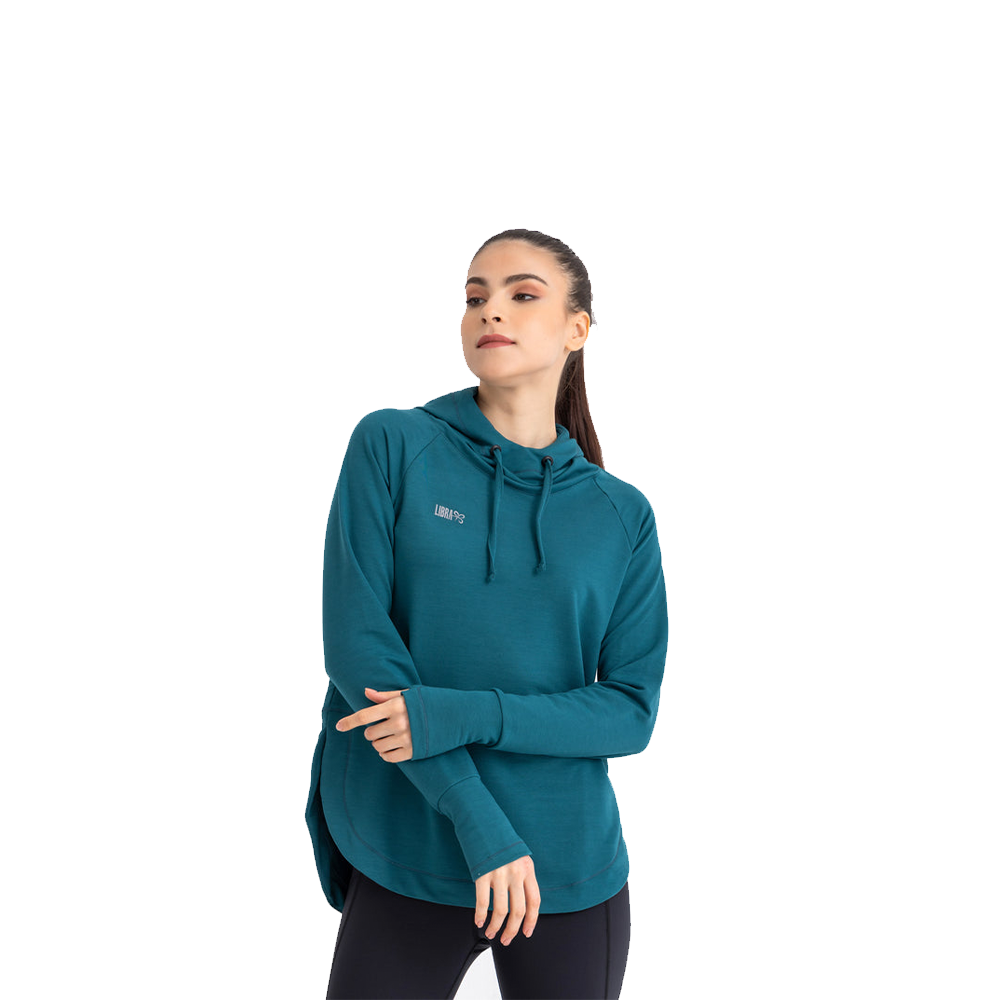 Libra Cloud Hoodie For Women, Atlantic Blue